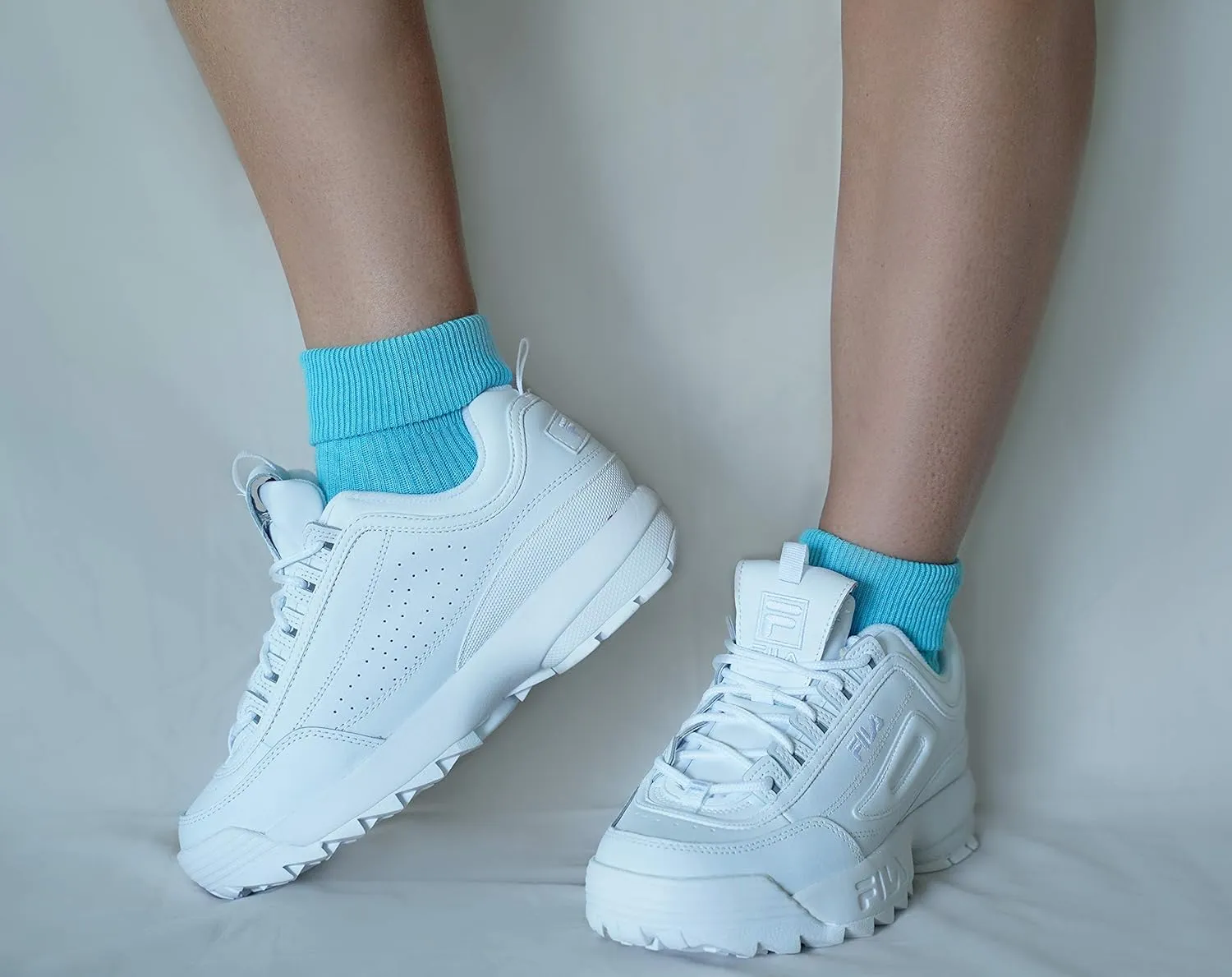 100% Organic Cotton Luxury Women's Socks 1 Pair. Made in Italy.