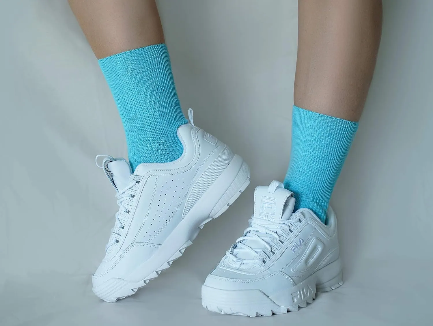 100% Organic Cotton Luxury Women's Socks 1 Pair. Made in Italy.