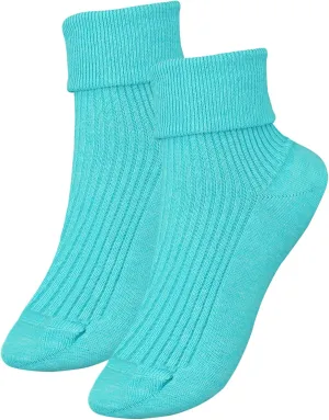100% Organic Cotton Luxury Women's Socks 1 Pair. Made in Italy.