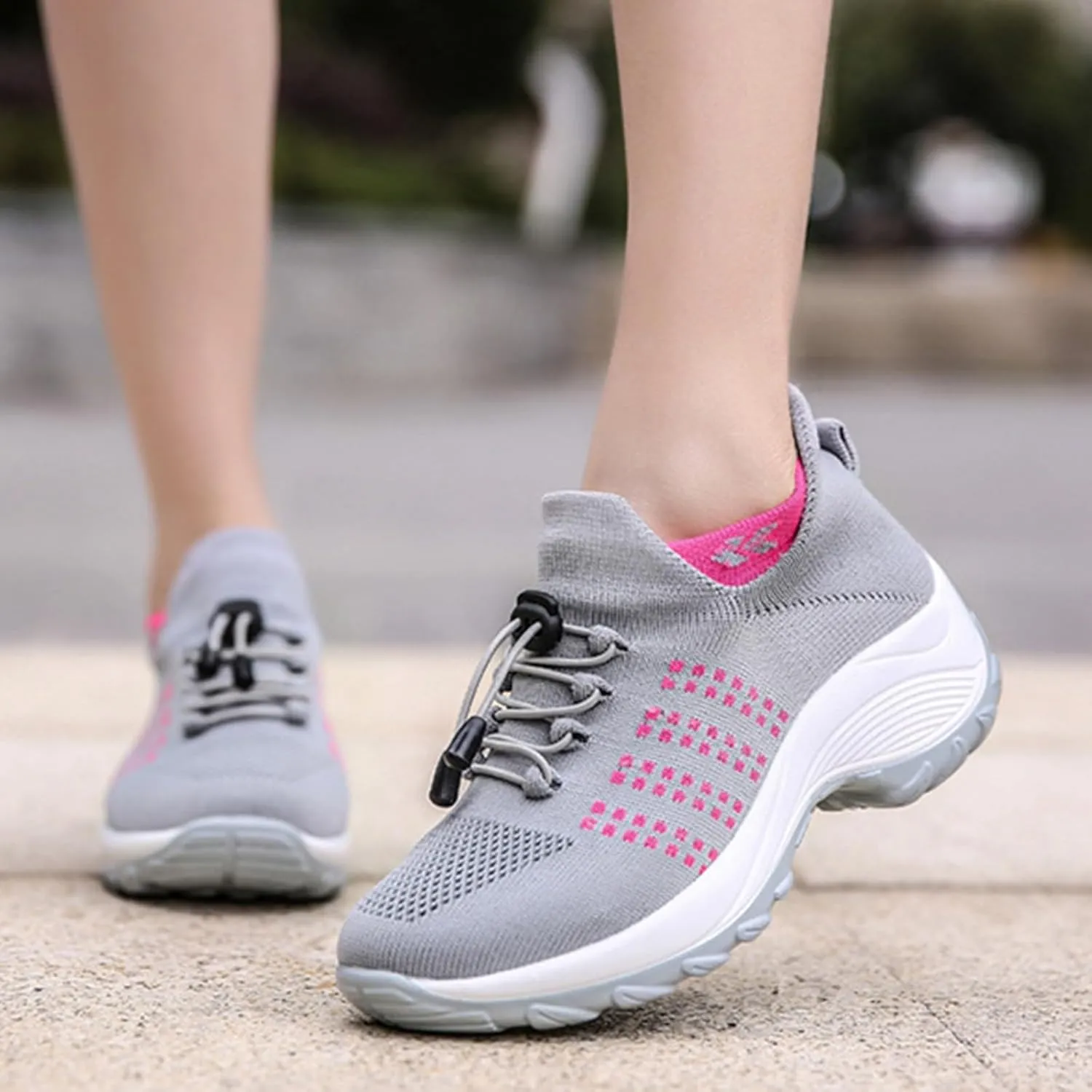 2025 Comfortwear Ortho Stretch Cushion Shoes for Women Plantar Fasciitis, Comfort Wear Ortho Stretch Cushion Shoes