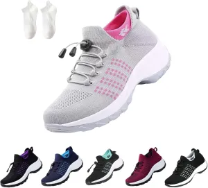 2025 Comfortwear Ortho Stretch Cushion Shoes for Women Plantar Fasciitis, Comfort Wear Ortho Stretch Cushion Shoes