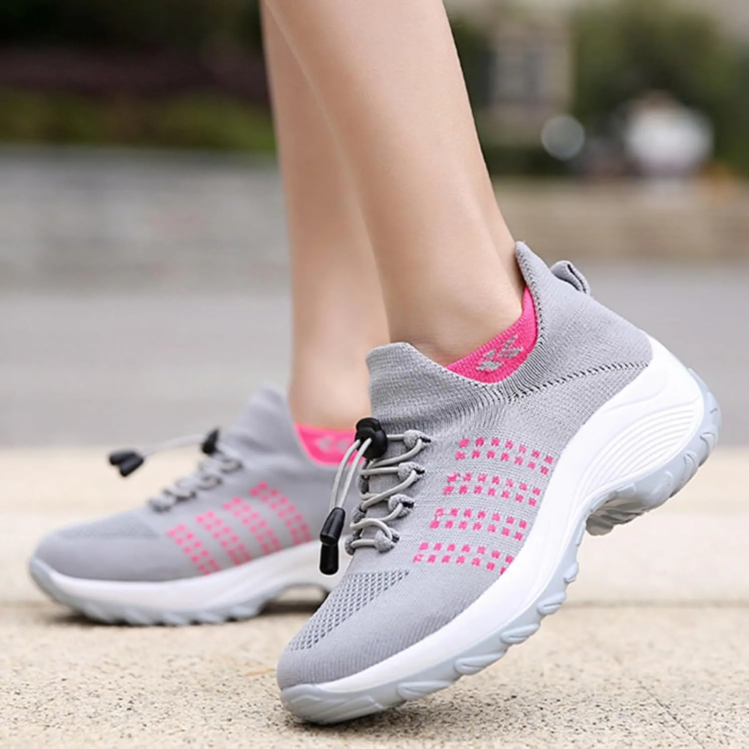 2025 Comfortwear Ortho Stretch Cushion Shoes for Women Plantar Fasciitis, Comfort Wear Ortho Stretch Cushion Shoes