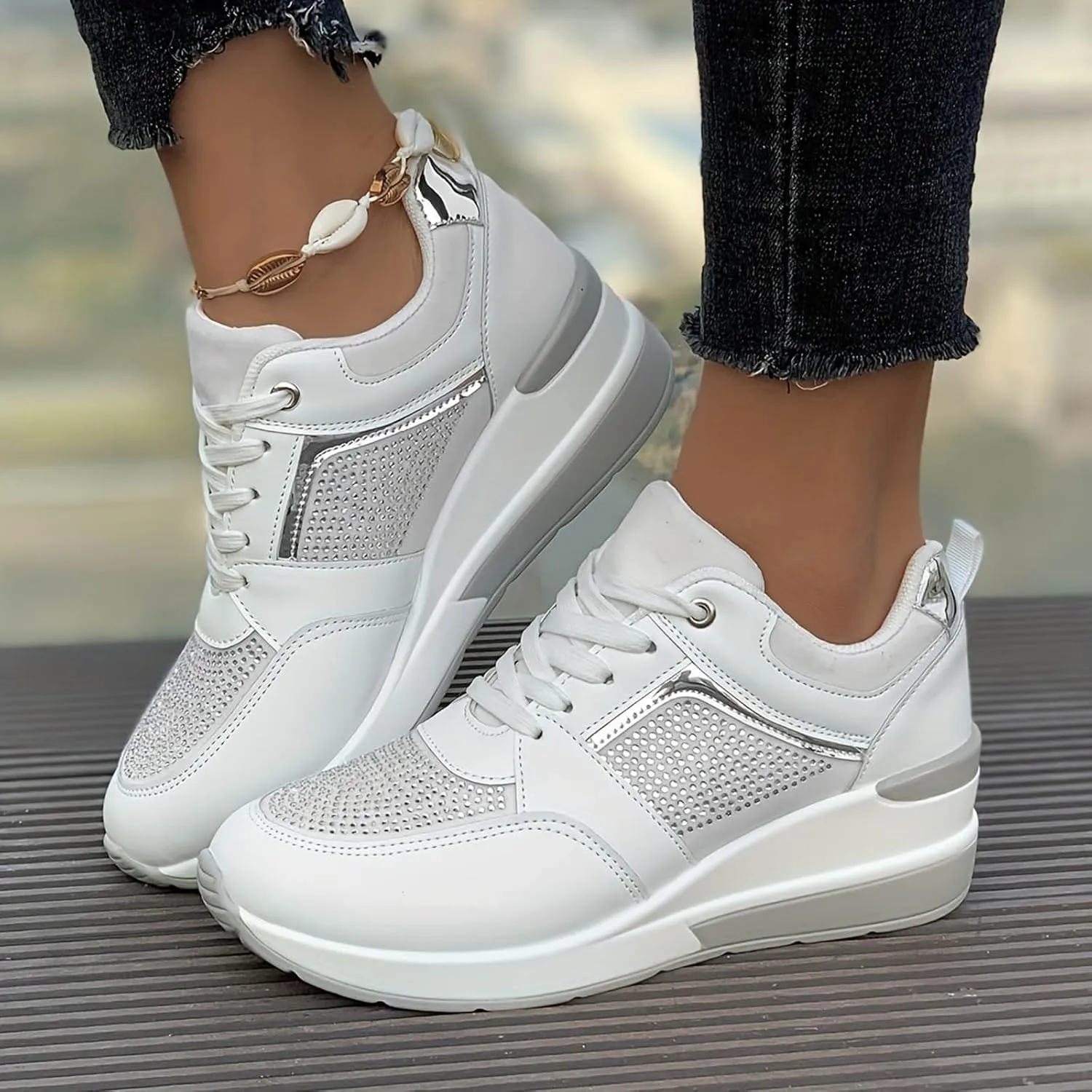 Arch Support Slip on Sneakers for Women Air Cushion Orthopedic Sneakers with Arch Support Fly Woven Mesh Shoe