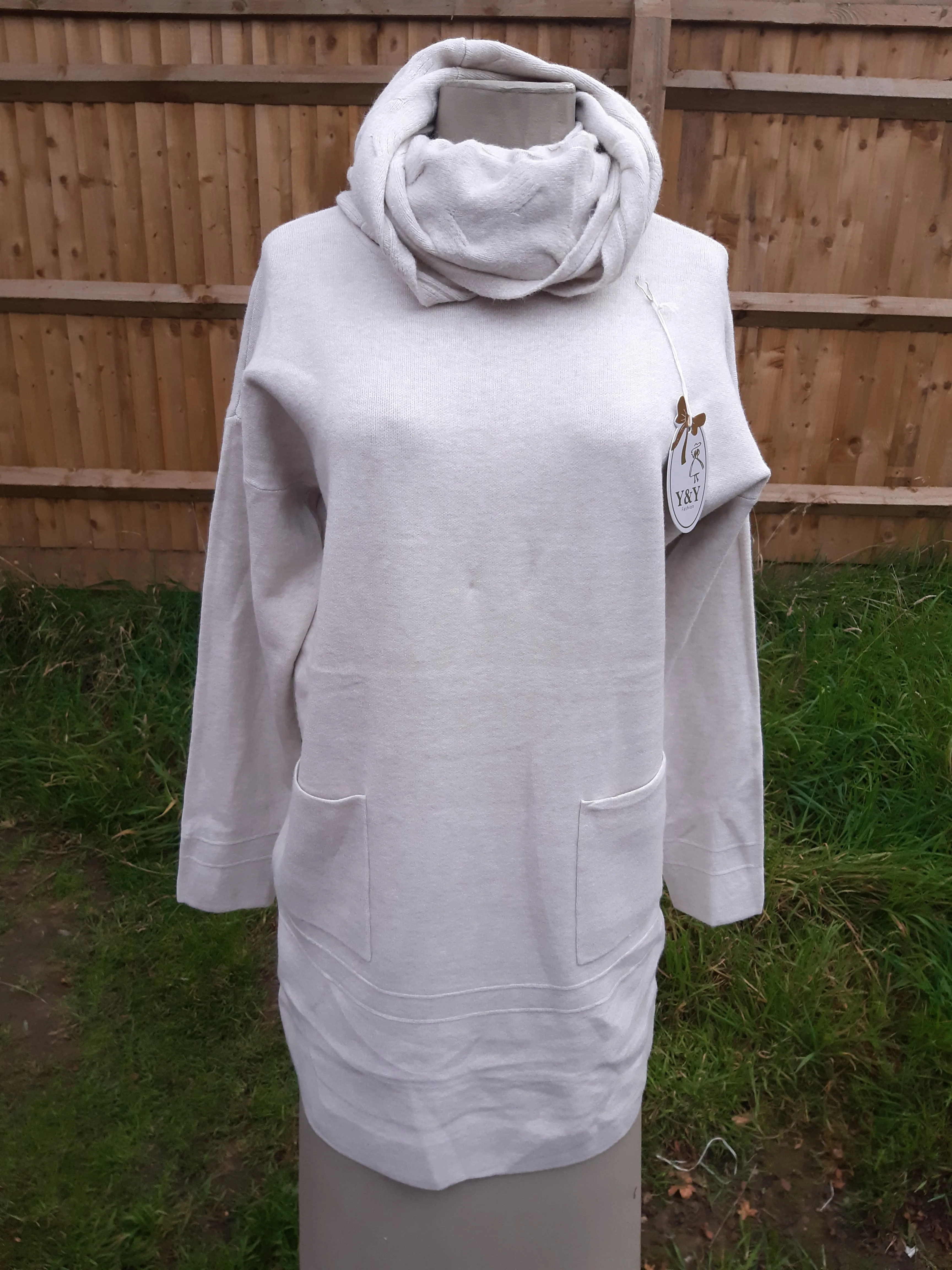 HARMONY - ITALIAN POCKET JUMPER WITH MATCHING NECK GAITER SA7300