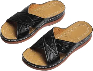 Ladmiple Womens Sandals Comfortable Dressy With Arch Support Orthotic Slides Orthopedic Summer Walking Flip Flops Sandalias