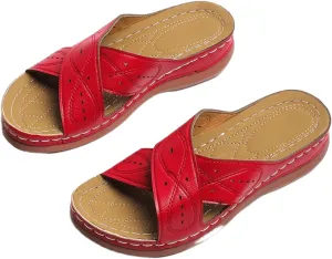 Ladmiple Womens Sandals Comfortable Dressy With Arch Support Orthotic Slides Orthopedic Summer Walking Flip Flops Sandalias