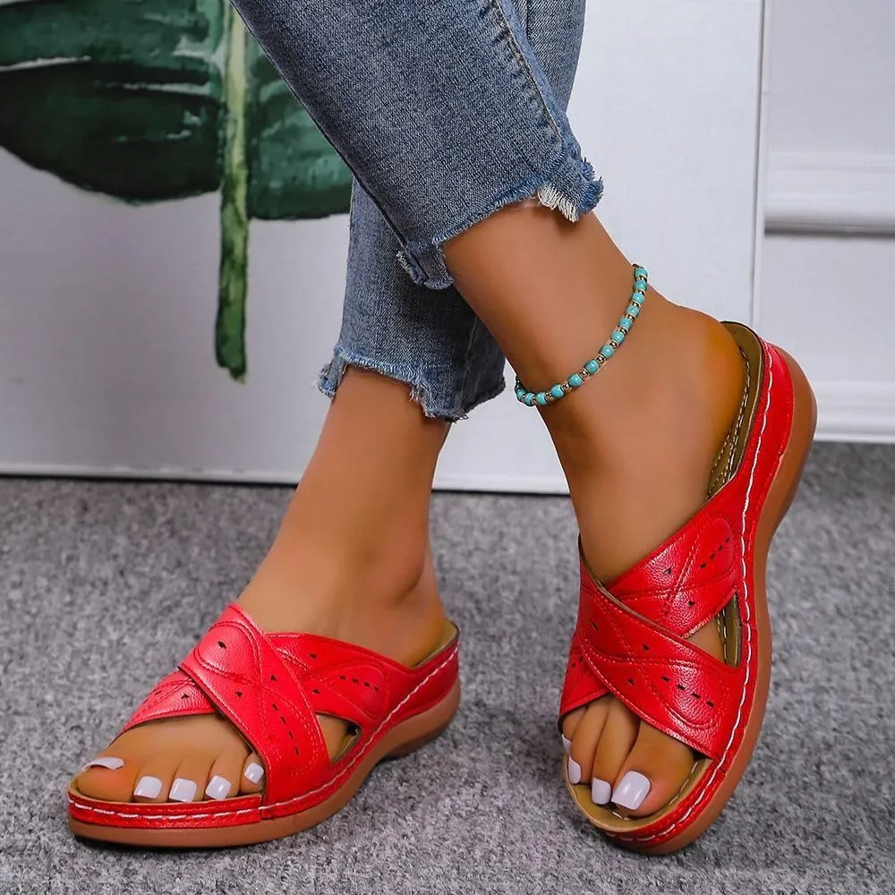 Ladmiple Womens Sandals Comfortable Dressy With Arch Support Orthotic Slides Orthopedic Summer Walking Flip Flops Sandalias