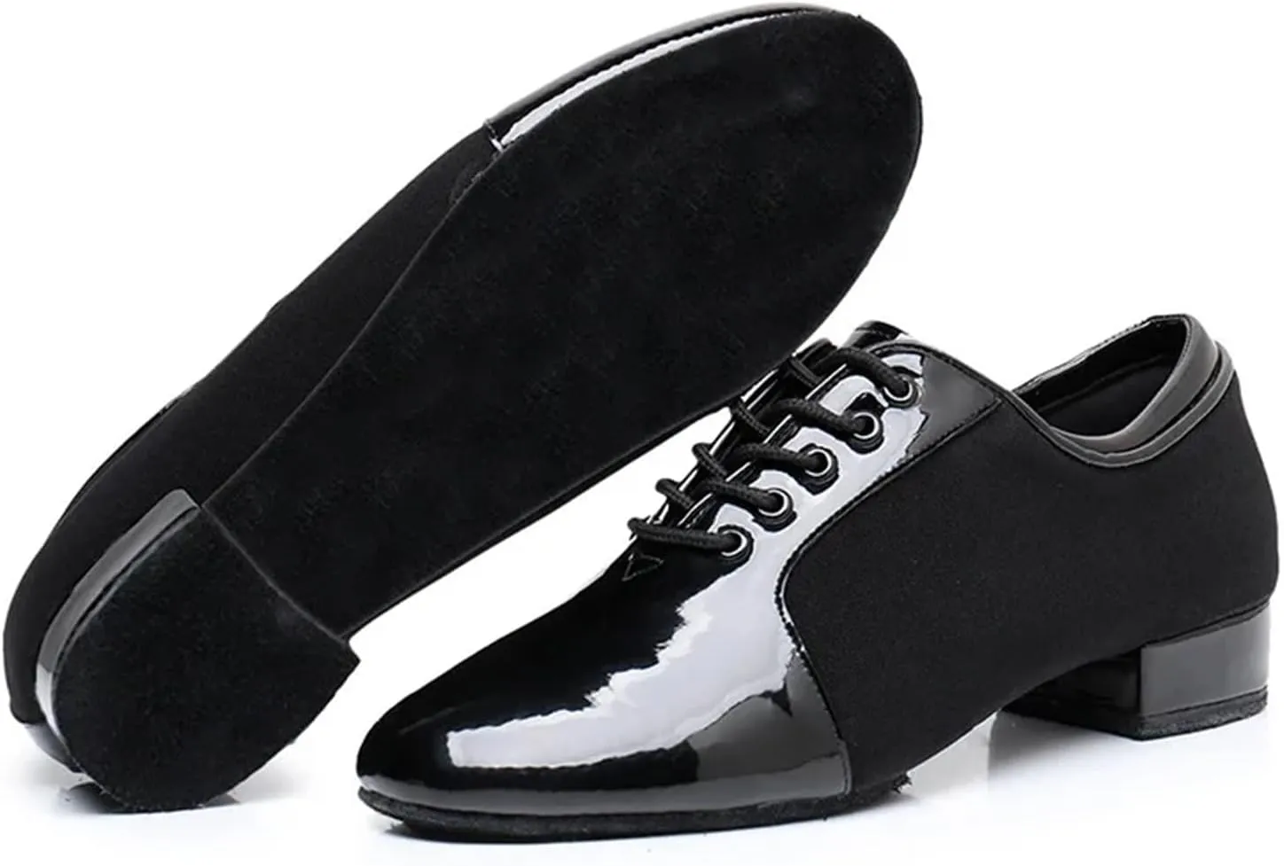latin dance shoes man Modern Dance Shoes Male Oxford Fabric Tango Latin Shoes 2.5cm Heels Breathable Soft Social Ballroom Dance Footwear