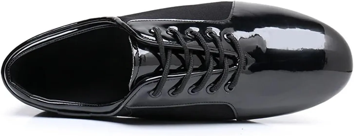 latin dance shoes man Modern Dance Shoes Male Oxford Fabric Tango Latin Shoes 2.5cm Heels Breathable Soft Social Ballroom Dance Footwear