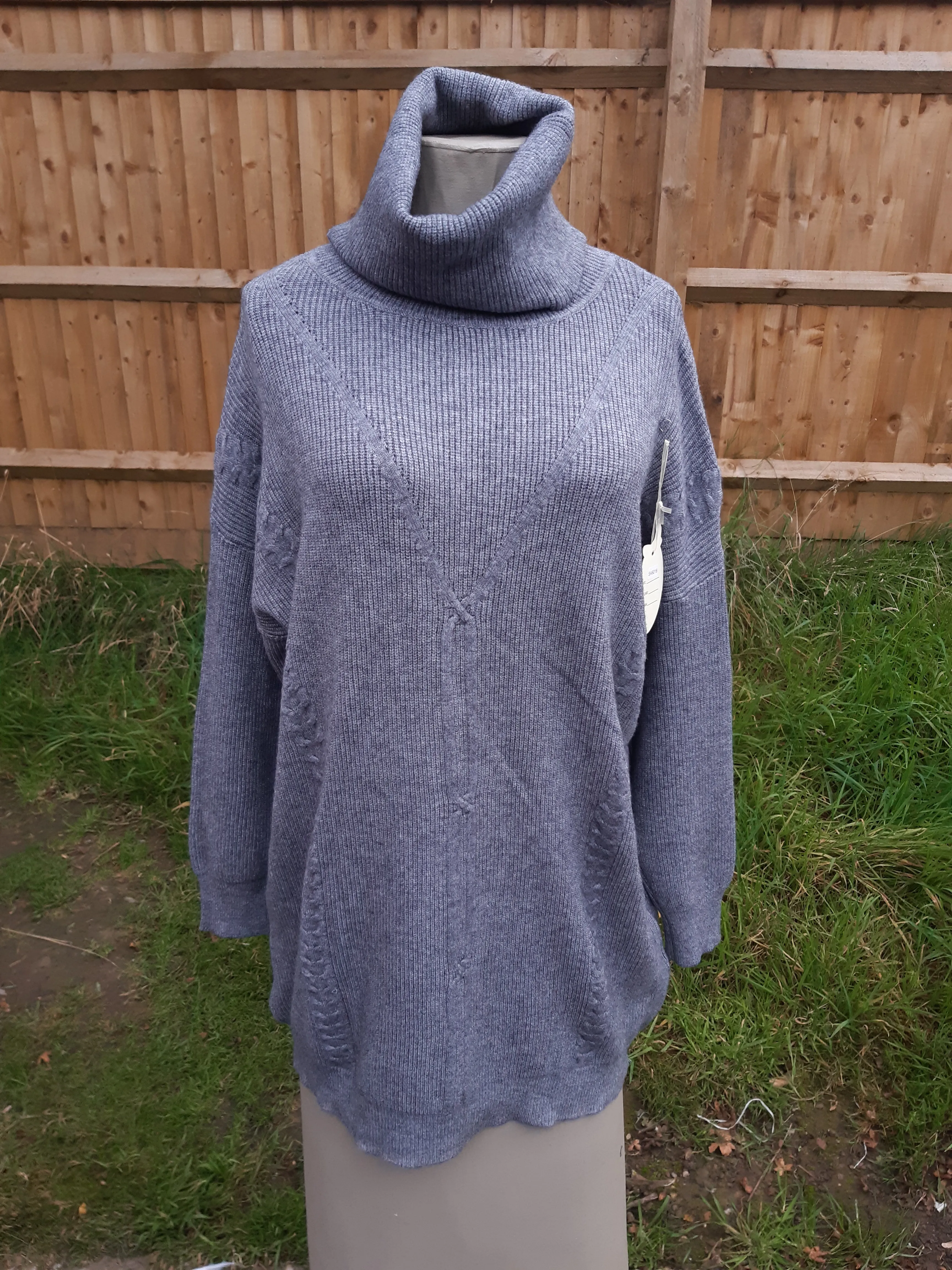 RUBY - ITALIAN ROLL NECK JUMPER SA9216
