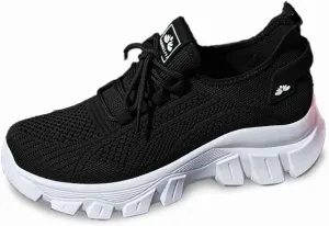 Women's Sneakers Casual Athletic Shoes with Lace Up Design Everyday Comfort and Style Thick Sole Versatile Teal and